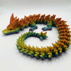 3D Printed Articulated Crystal Dragon